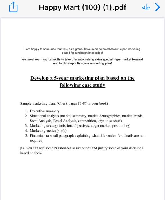 Marketing management please help me only in point