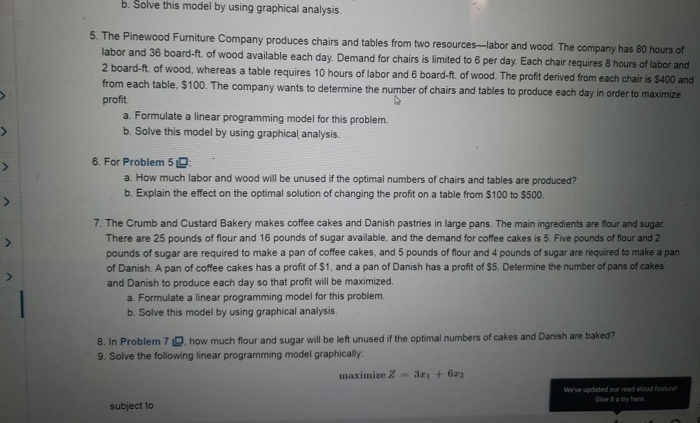 please refer to question 5. thanks! 6. For