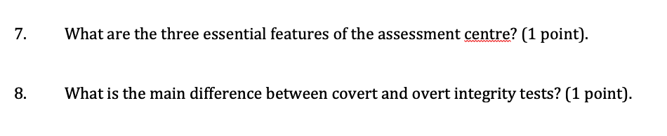 4. Which testing method relies on critical
