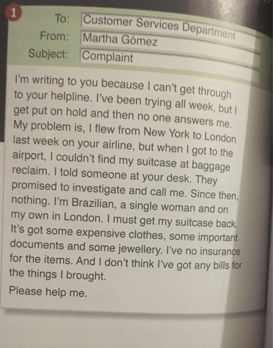 Writing Write a short report for the Director of