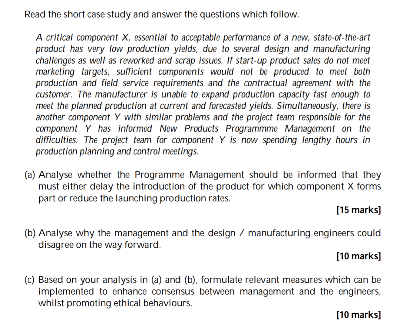 Engineering Ethics Read the short case study and