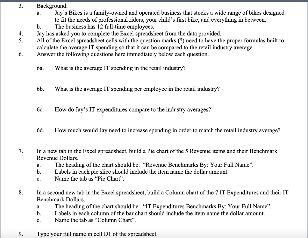 PLEASE ANSWER ALL QUESTIONS AND EXCEL I NEED