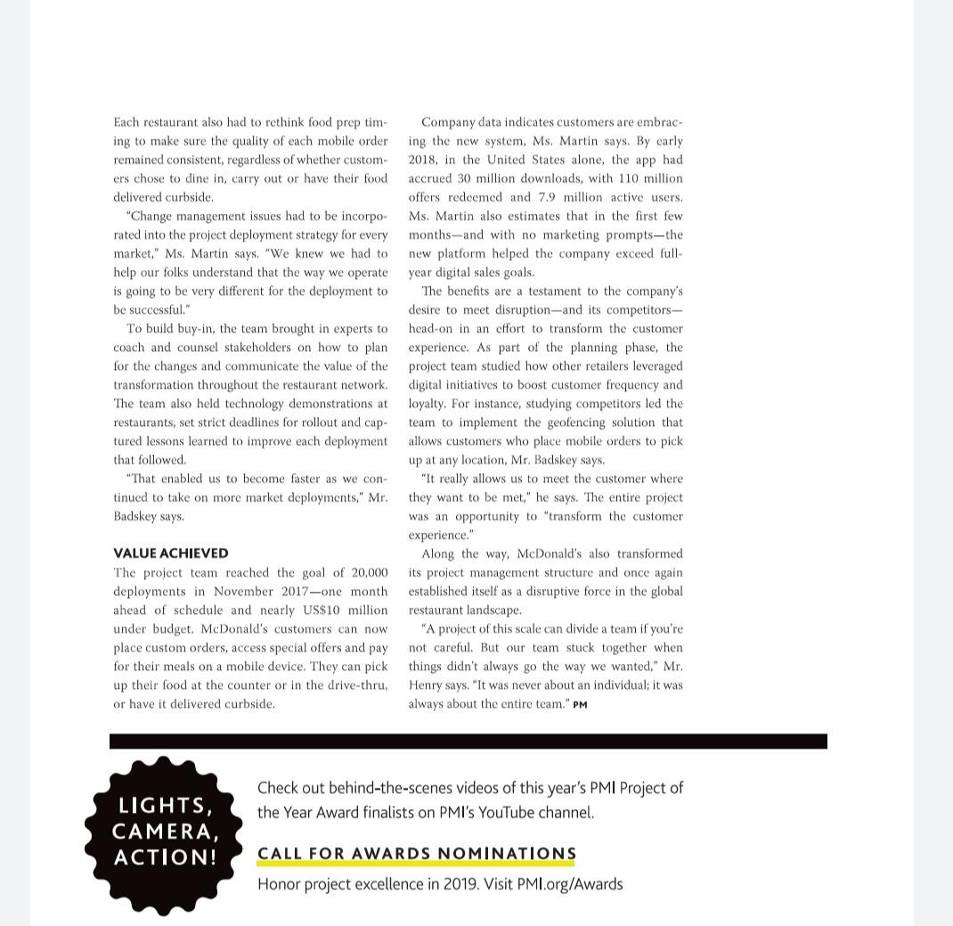 You are required to read the attached case study