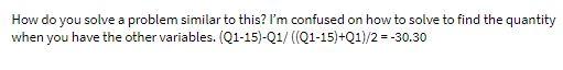 How do you solve a problem similar to this? I'm