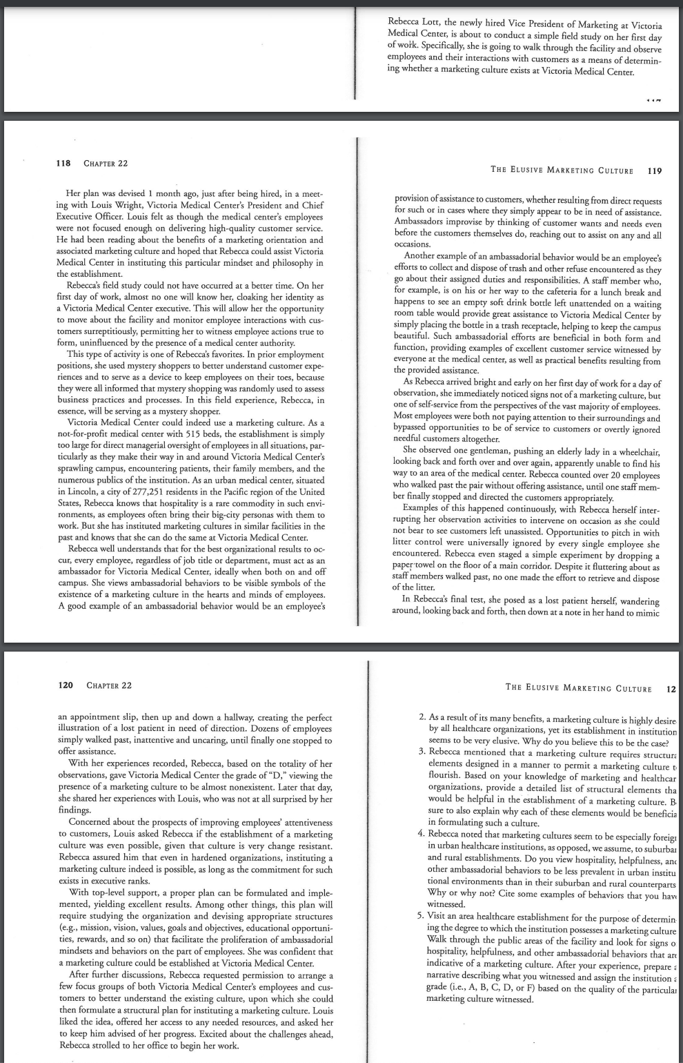 ed that a Rebecca mention marking culture