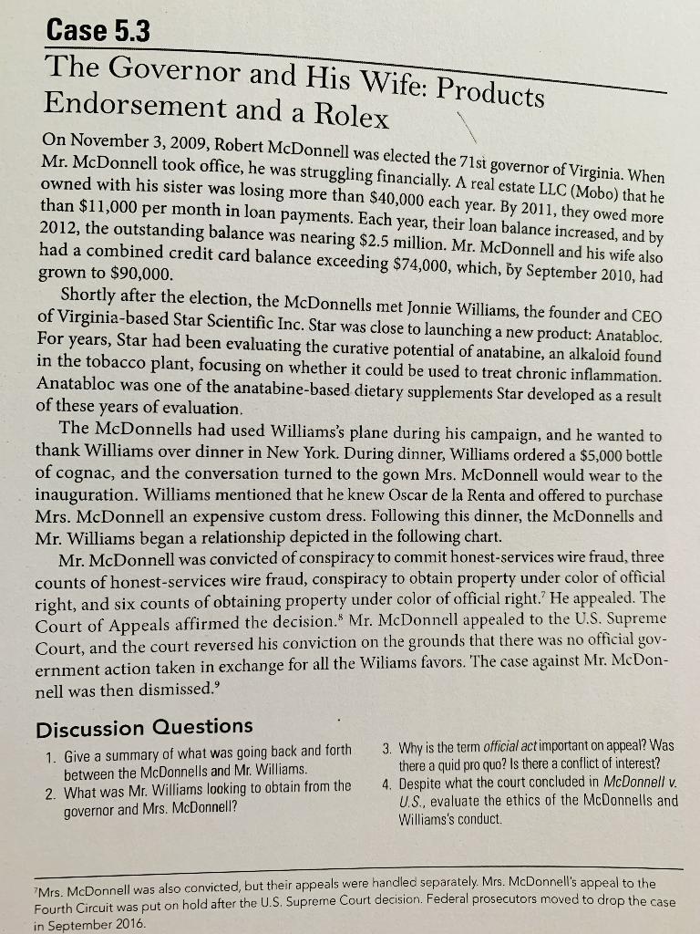 Read Case 7.6 and 5.3 to answer the question