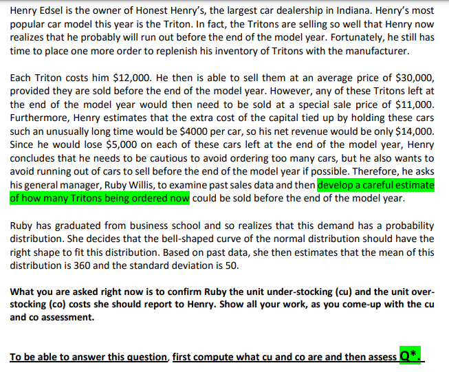 I need help making an excel model, please explain
