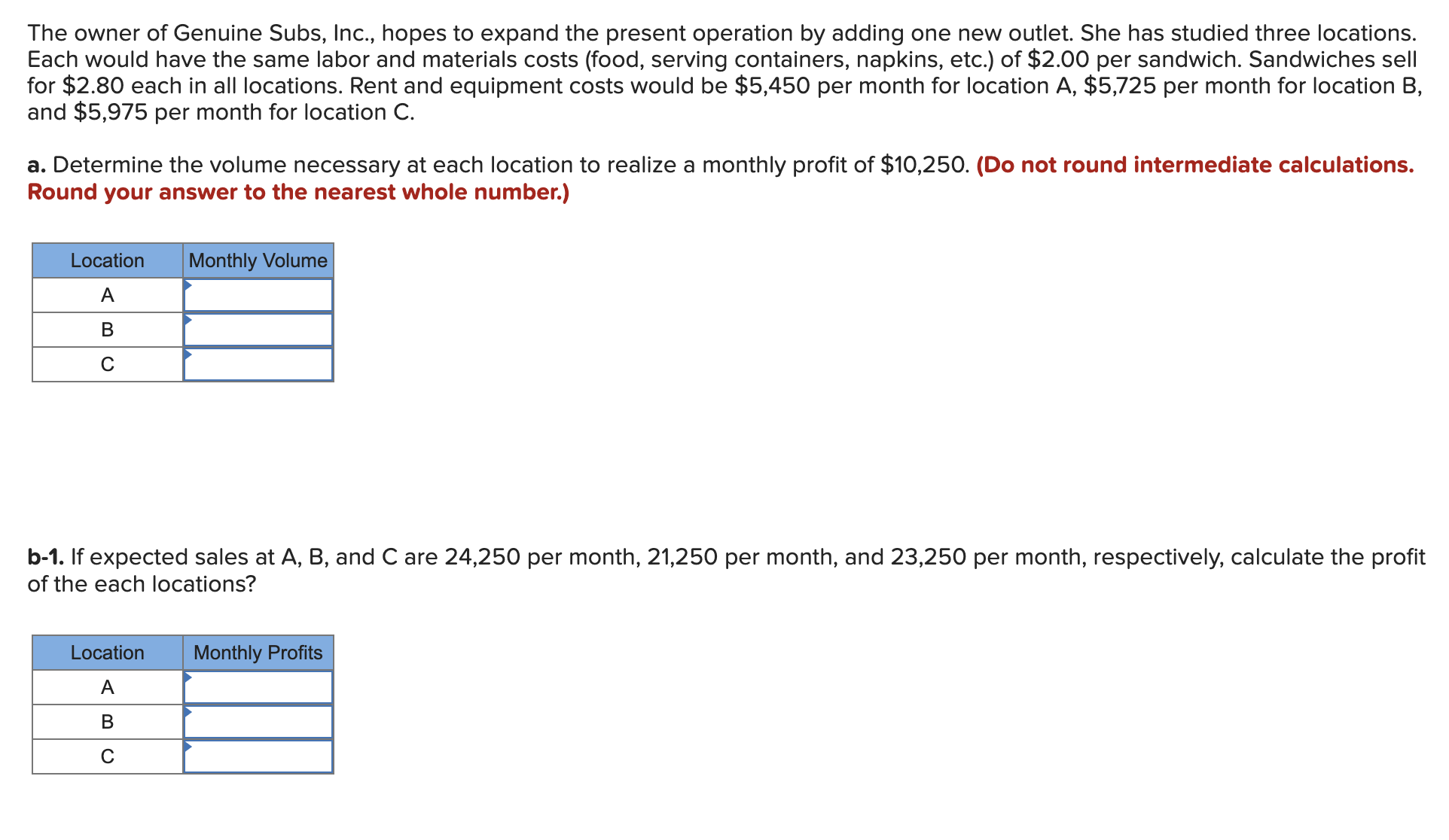 The owner of Genuine Subs, Inc., hopes to expand