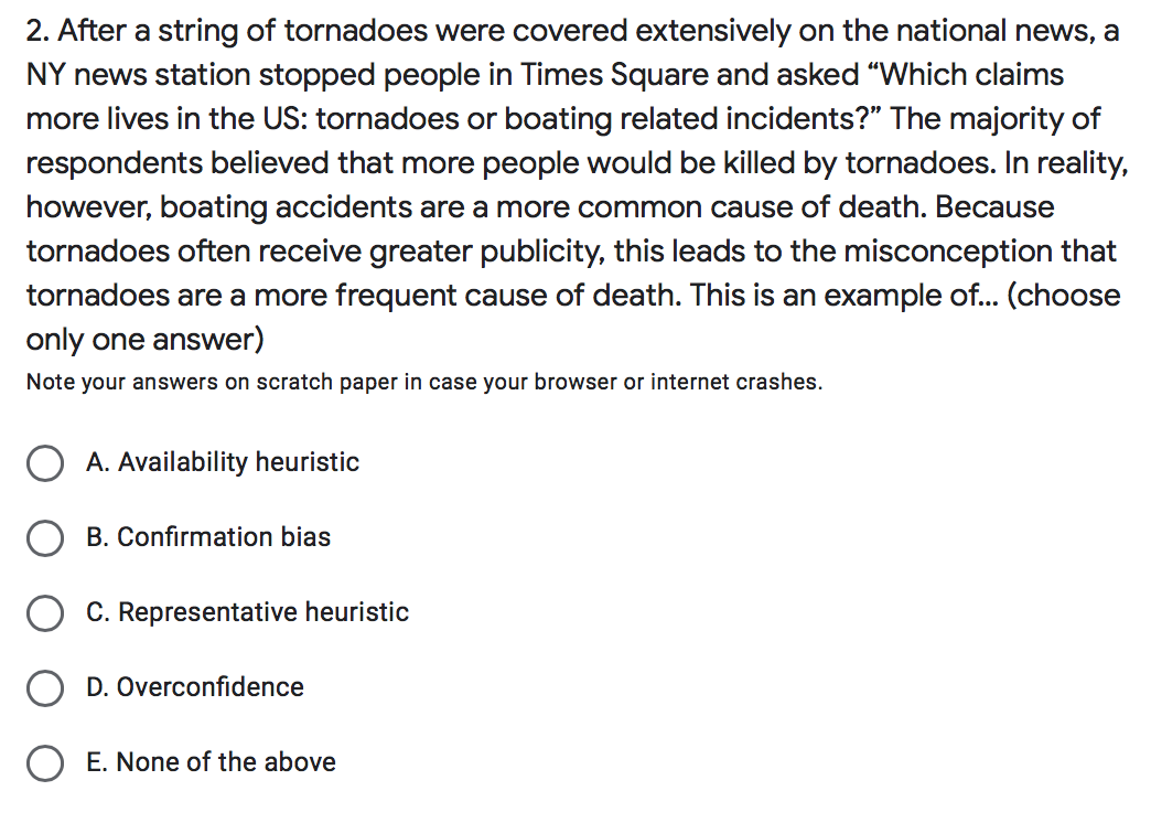 2. After a string of tornadoes were covered