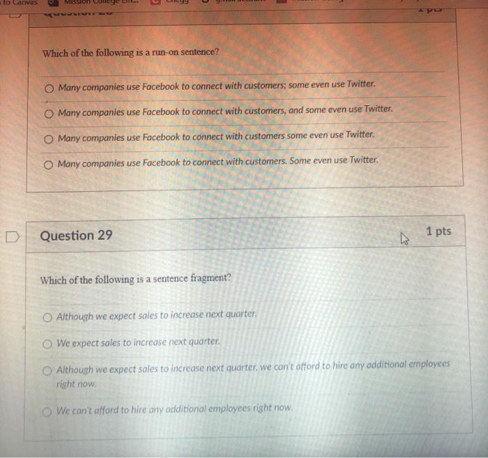 to Canvas Mission Which of the following is a