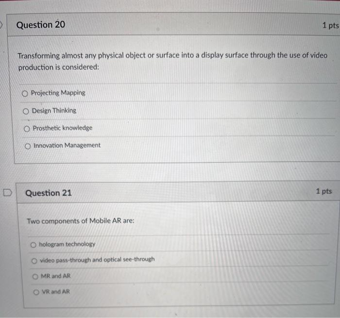 Spatial computing: None of the answers are