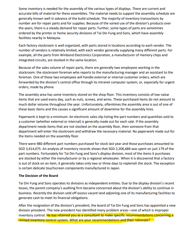 What is the main problem regarding this case