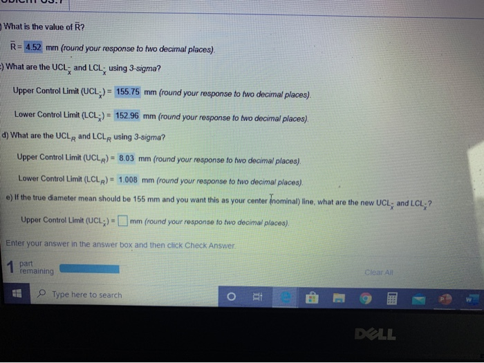 also if you could provide the lcl that would be