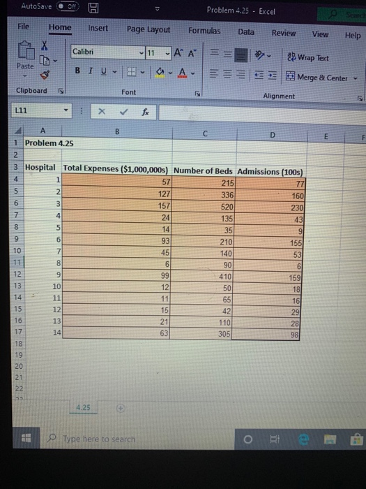 please answer in excel and give points for x and