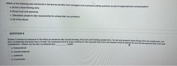 Which of the following was mentioned in the text