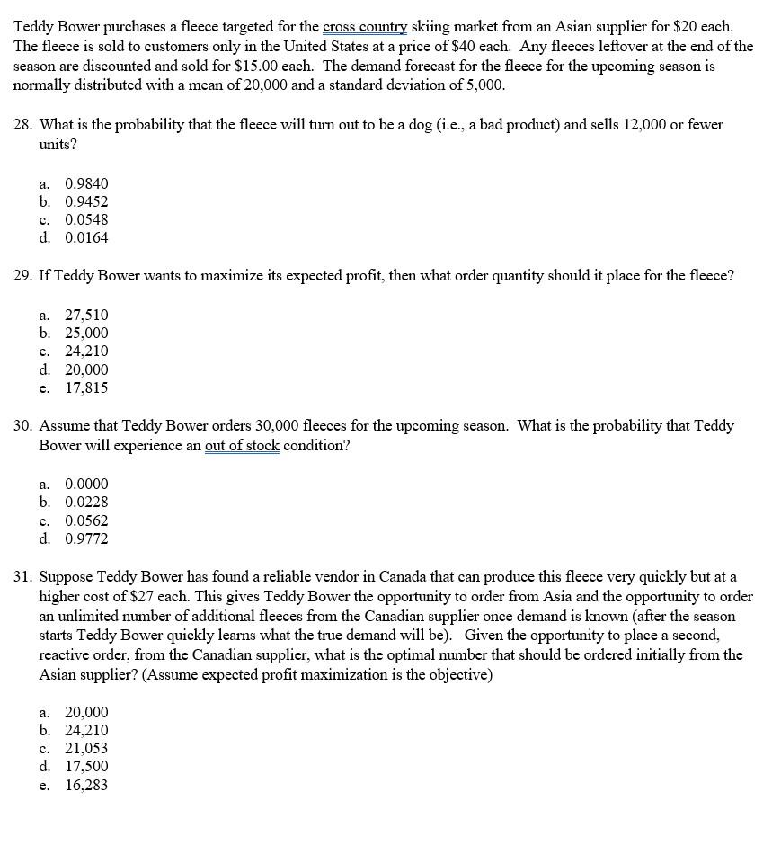 Teddy Bower purchases a fleece targeted for the