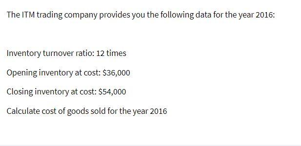 The ITM trading company provides you the