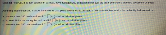 Sales for Hobi-Cat, a 17-foot catamaran sailboat,