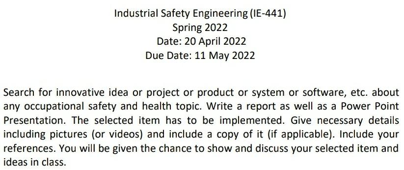 Search for innovative idea or project or product