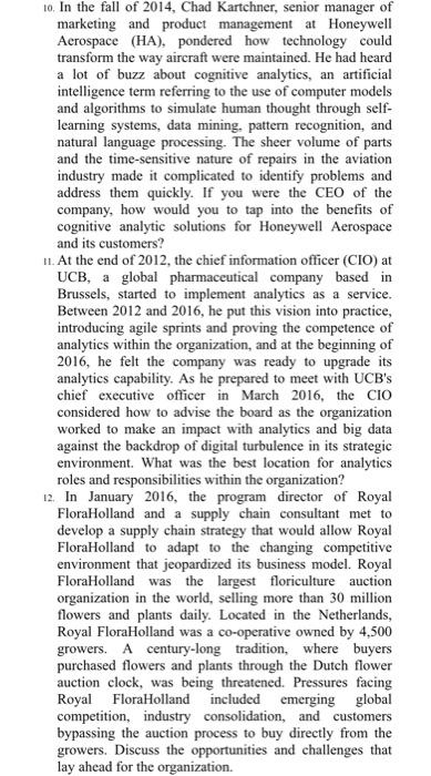 Digital firm managent hw please answer and select