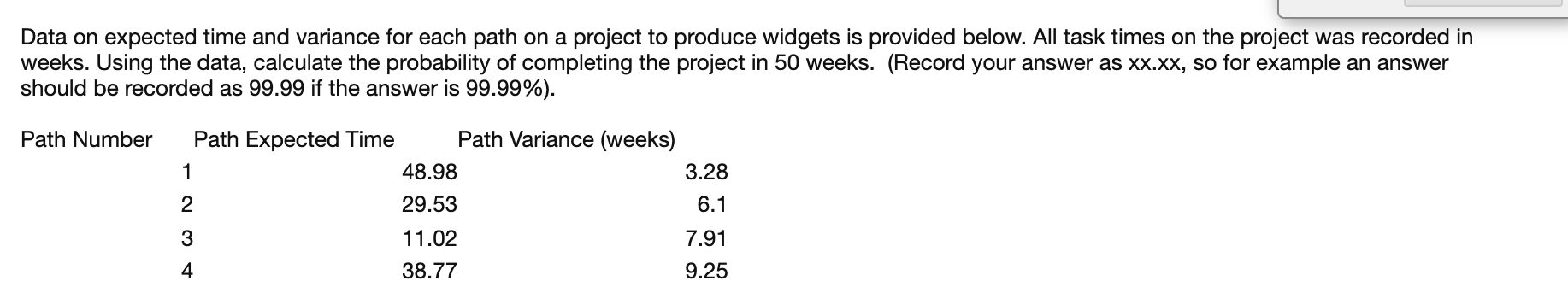 For this question, there is no task dependencies