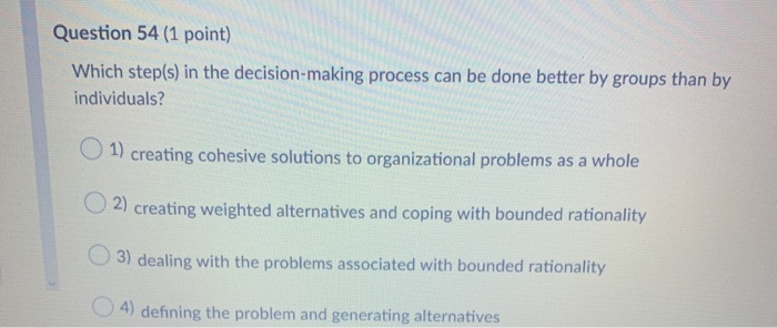Question 58 (1 point) Roger is comparing battery