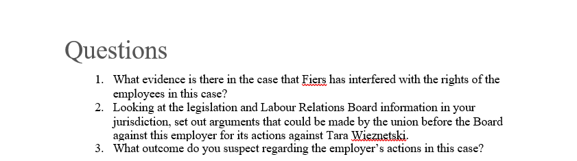 Case Study Scenario: Found: An Unsigned Card Tara