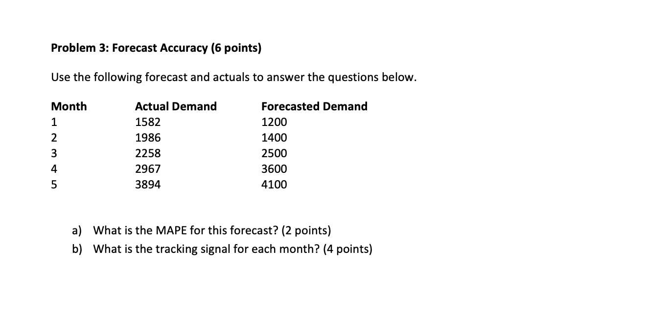 Please show work/computations for problem 3 A&B.