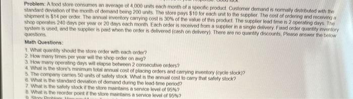 Some assitance with formulas of these questions