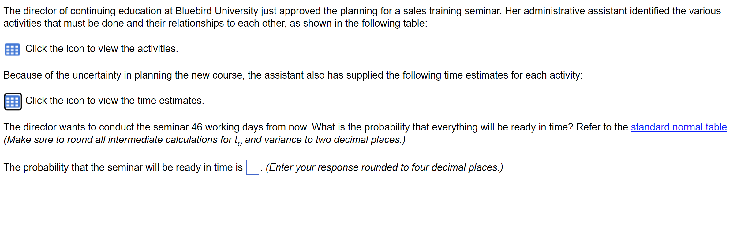 The director of continuing education at Bluebird