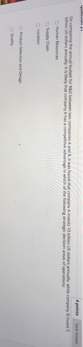 YUSUN 1 4 points Save Answer On comparing the