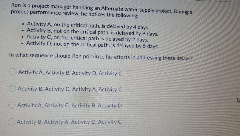 Which of the Project Time Management processes
