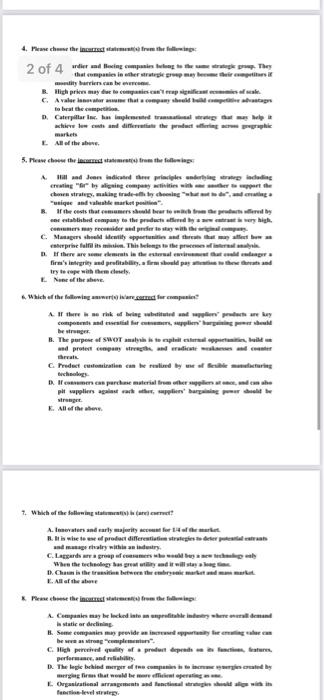 1. When a company desires to keep its primary