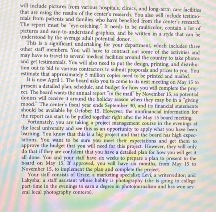 Reading this case study please answer the