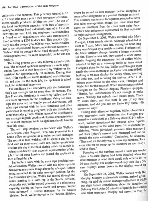 questions: 1. situation analysis This section