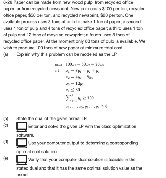 For Part D. How do I solve using AMPL (Amplide)
