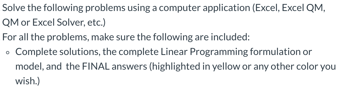 Please provide the Excel process/formulas. Thank