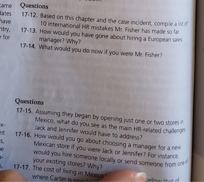 Came dates have ntry, Questions 17-12. Based on