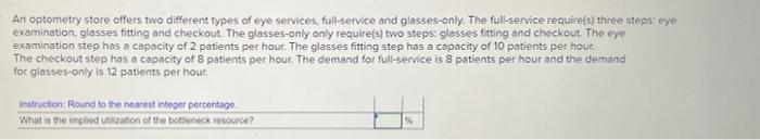 An optometry store offers two different types of