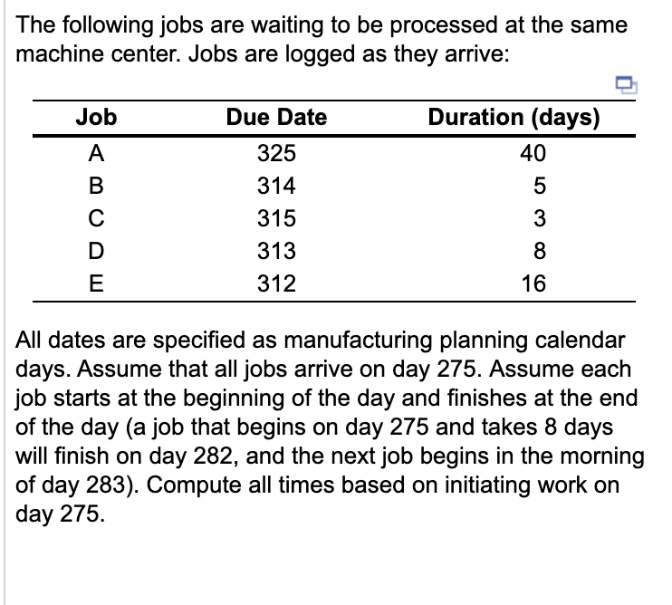 a) Using the FCFS (first come, first served )