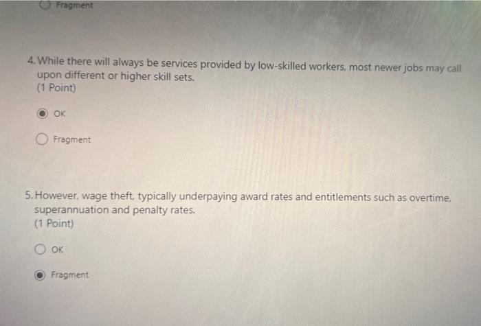 Worcement Section D: Run-ons Section Cohesive