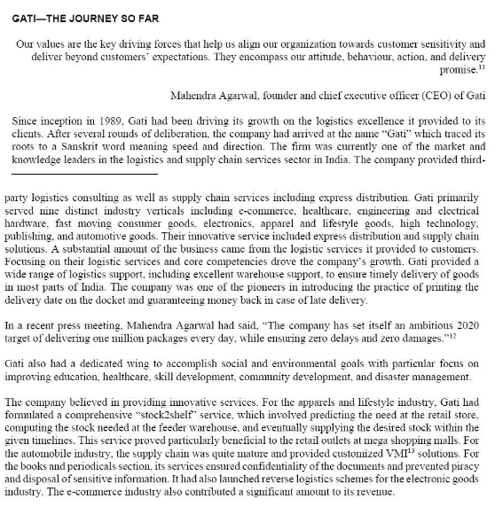 1. Murarka realized the customer claim was