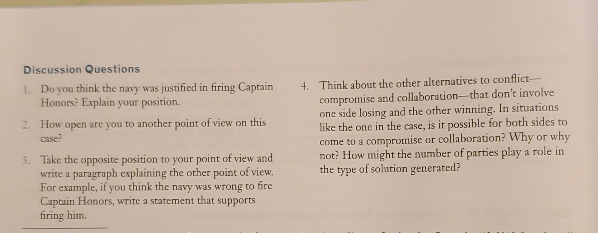 CASE STUDY 11.1: Perspective Taking: Captain Owen