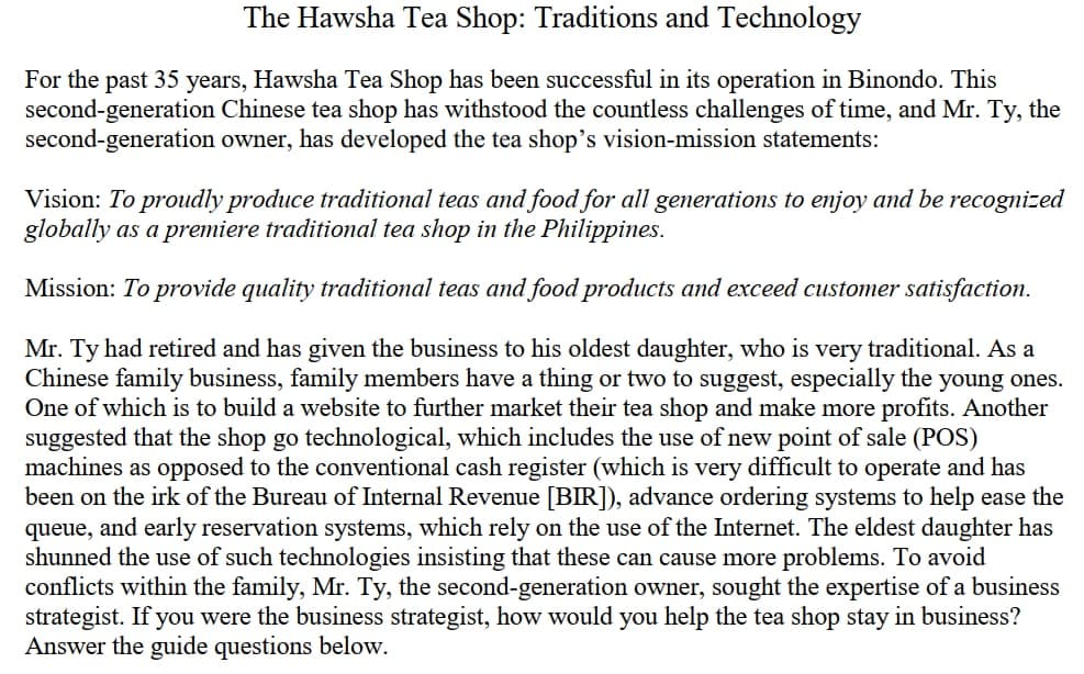 1. Establish the strategic objectives that will