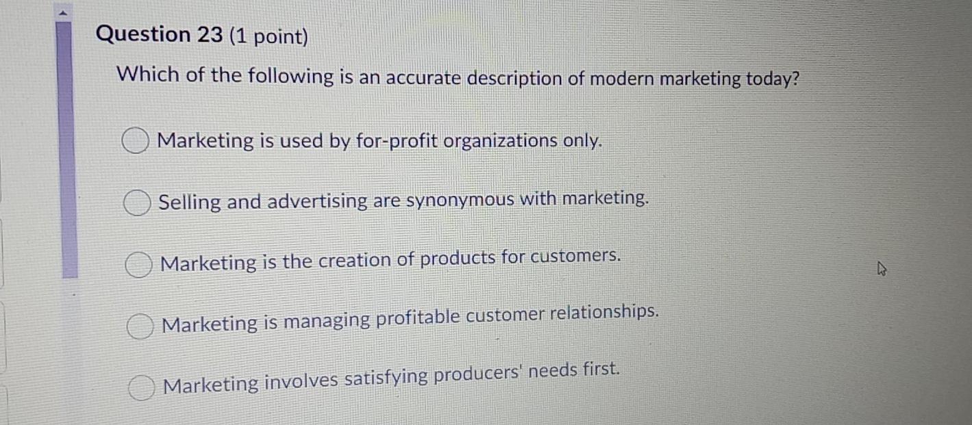 Question 21 (1 point) Competitor intelligence can