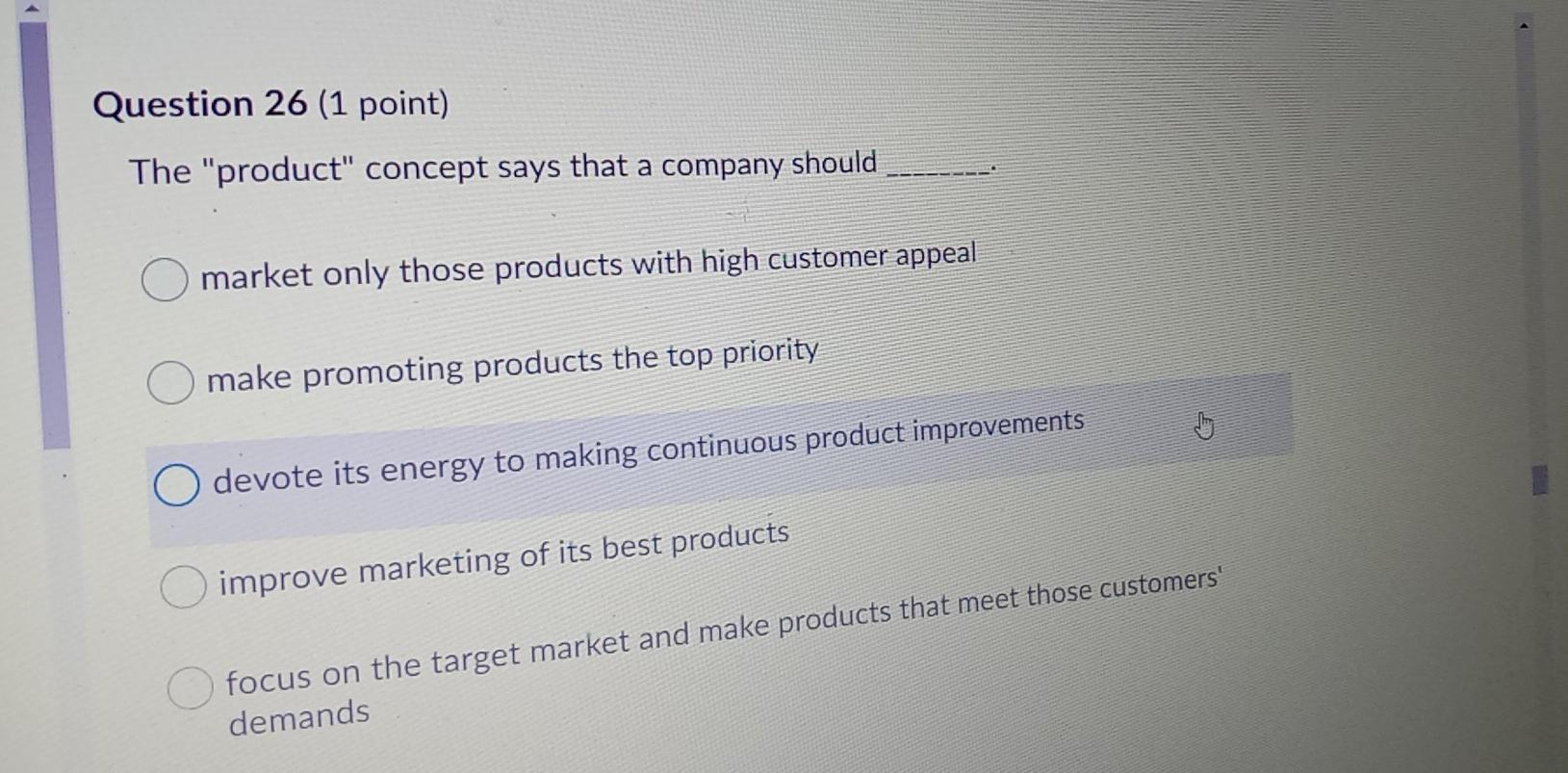 Question 21 (1 point) Competitor intelligence can
