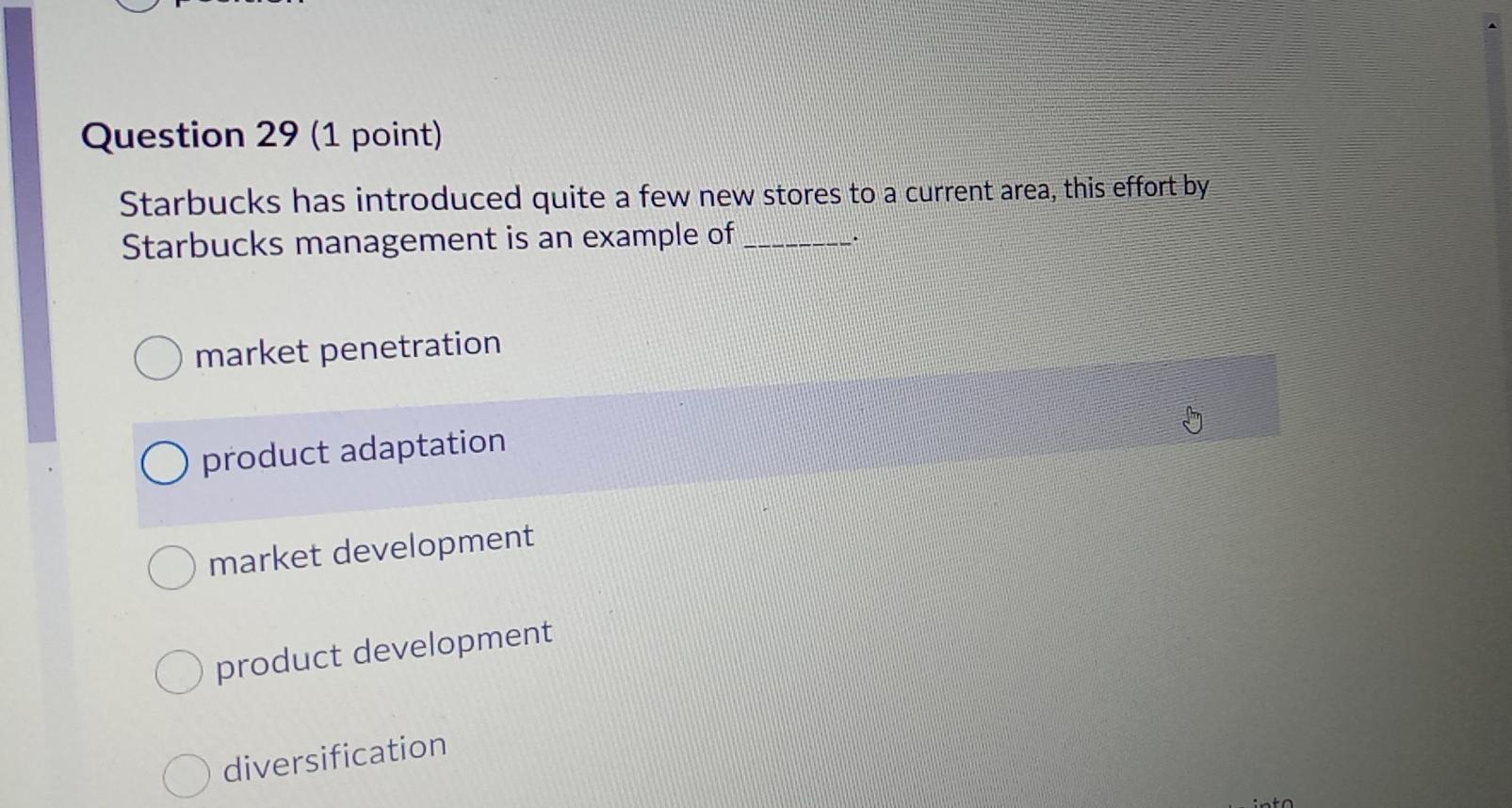 Question 21 (1 point) Competitor intelligence can