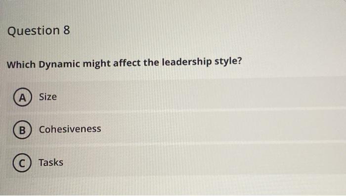 MC Question 18 Individual behavior does not