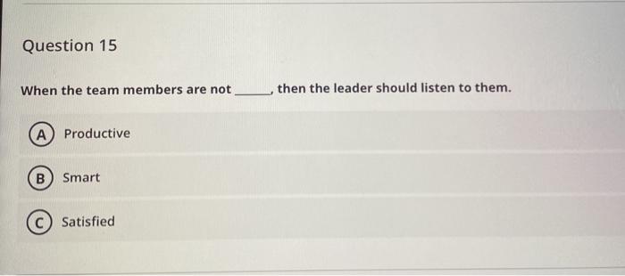 MC Question 18 Individual behavior does not