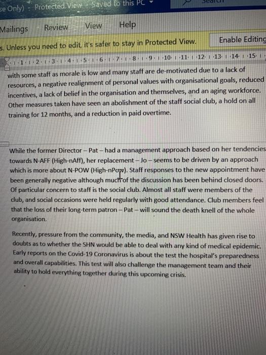 STUDENT COPY TBL Application 3 - Case Continued